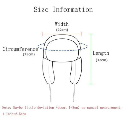 Tuftooth™ Y2K Fuzzy Ushanka/Trapper Hat